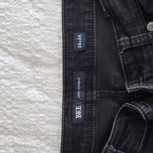 BKE Jake Straight Jeans - Black